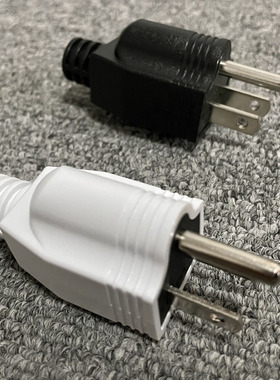 美标美式接线插头美规可拆式插头三脚5-15P电源插头公母15A 125V