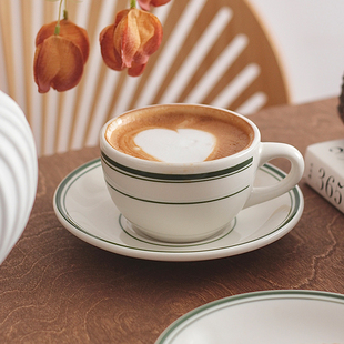 胡桃集市Tuxton咖啡杯拉花拿铁杯子茶杯下午茶杯子高档礼物釉下彩