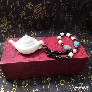 象牙果素面把把壶 茶壶手把件家居客厅茶宠工艺品装饰礼品