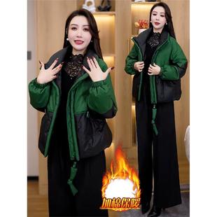 高级感减龄遮肉加厚保暖外套 新款 欧货时尚 潮流加绒棉服女2025冬季