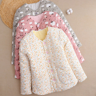 纯棉花内胆贴身小棉袄修身 针织夹棉棉衣女士中厚保暖内穿棉服冬装