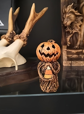杰克灯笼摆件万圣节树脂工艺品field from Jack Lantern恐怖南瓜