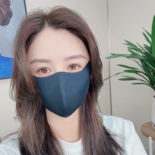 新款UPF100+胶原蛋白冰丝夏季旅游防晒高颜值防紫外线女士口罩