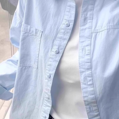 2025新款法式夏季浅蓝色