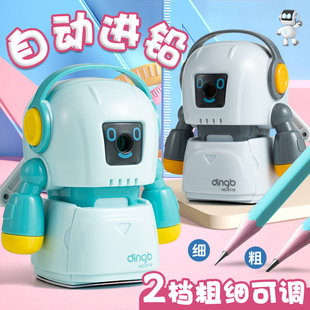 机器人削笔机自动进铅削笔器儿童卷笔刀小学生用转笔刀手摇铅笔刀
