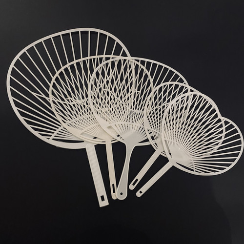 广告团扇大小胶扇骨架广告扇制作演唱会应援扇diy 手工塑料扇骨