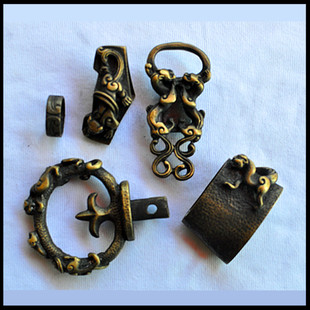 宝剑 全套铜宝刀装具 唐剑刀配件 环首剑零件 冷兵器收藏