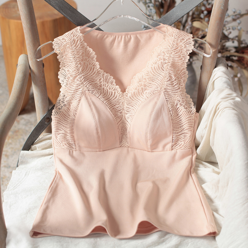 保暖中空发热背心磨毛绒