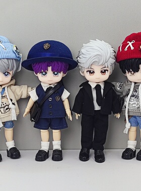 ob11娃娃恋与深空沈星回 秦彻 祁煜 黎深全套整娃12分BJD可动人偶