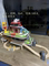EXPORT LARGE WOODEN RAIL CAR TOY WOODEN MINE TRACK SMALL TRAIN CHILDRENS PARKING TOY GARAGE