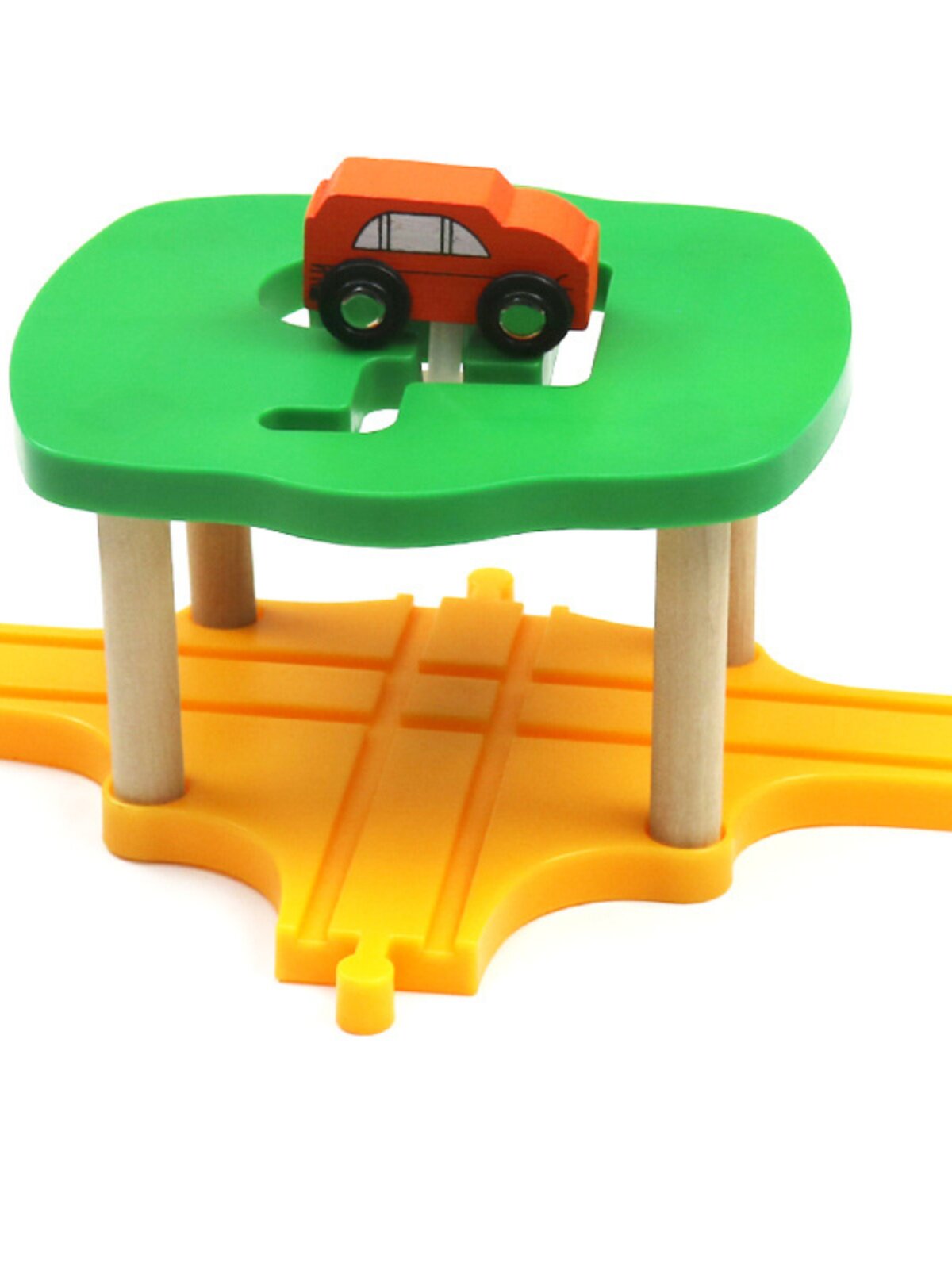 SMALL WOODEN TRAIN MAGNETIC ELECTRIC CAR TRACK BOY WOOD RAIL BUILDING BLOCK ASSEMBLY ACCESSORIES CHILDRENS EDUCATIONAL TOYS