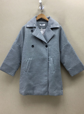 品牌折扣  大衣潮款 G23-L1047加棉 切