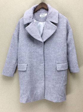 品牌折扣    大衣潮款 HH01822 全