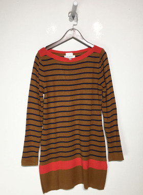 品牌折扣   时尚针织连衣裙G23-H5714全