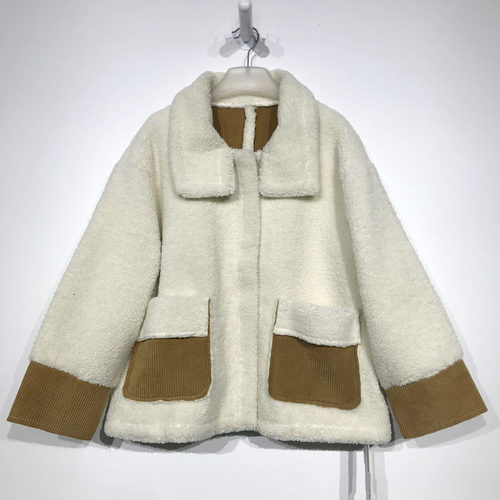 NS系列 D88757 时尚颗粒绒外套品牌女装折扣备