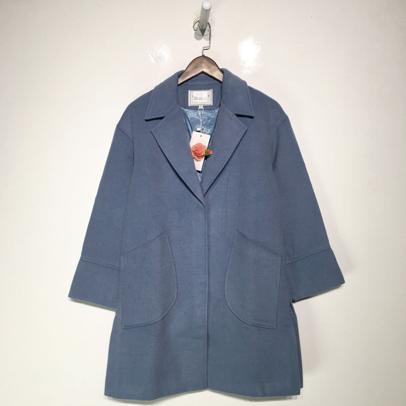 品牌折扣   时尚毛呢外套Z01-A03405