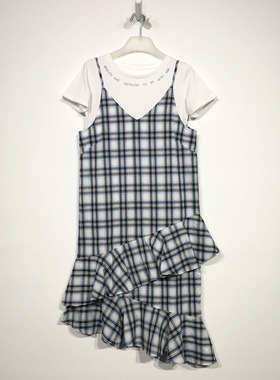 GP系列 D86614 时尚连衣裙两件套品牌女装折扣