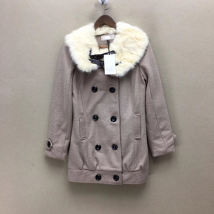 品牌折扣  毛呢大衣潮款 G23-K10000毛领可拆