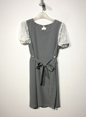 网红系列 D84058 时尚连衣裙品牌女装折扣启