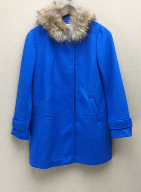 品牌折扣  大衣潮款 G23-L3530毛领可拆切