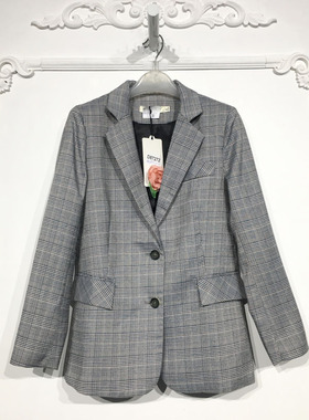 乔系列 D87272 时尚西装外套品牌女装折扣