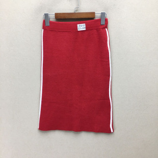 L8456切 G23 品牌折扣 针织半身裙潮款