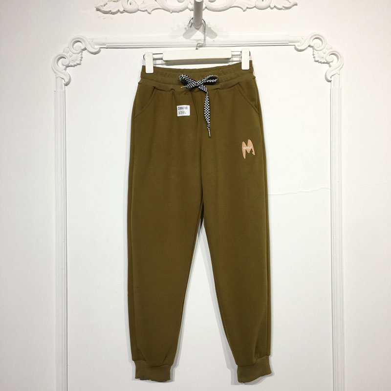 N系列 D98090 时尚绒里卫裤品牌女装折扣