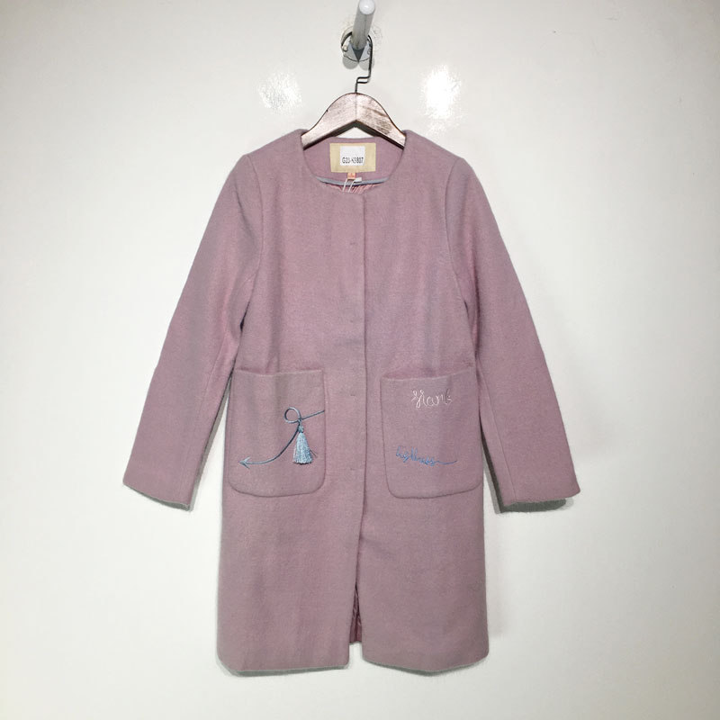 品牌折扣   时尚毛呢外套G23-K9807