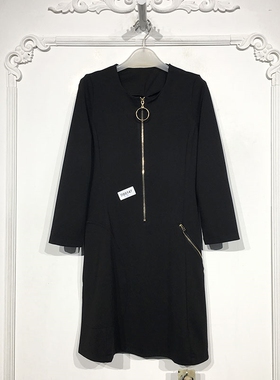 莫KN系列 D88147 时尚连衣裙品牌女装折扣备切