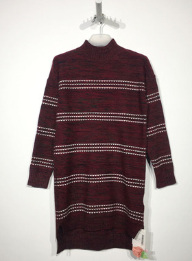 乔系列 D85912 时尚针织连衣裙品牌女装折扣