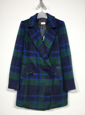 蔓系列 D97076 时尚毛呢外套品牌女装折扣