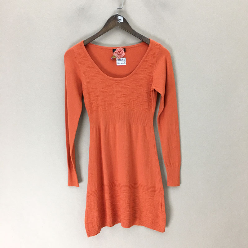 品牌折扣  针织连衣裙潮款 G23-G3383