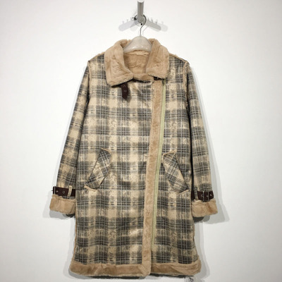 乔系列 D90003 时尚毛呢外套品牌女装折扣