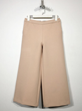 衣系列 D87885 时尚阔腿裤品牌女装折扣