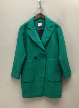 品牌折扣  毛呢大衣潮款 G23-L0624切