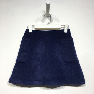 新Z系列 D82746 时尚毛呢短裙品牌女装折扣
