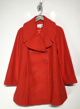 品牌折扣   时尚毛呢外套Z01-A03653确全