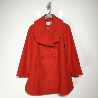 品牌折扣   时尚毛呢外套Z01-A03653确全