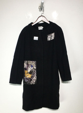 品牌折扣   时尚羊毛毛呢外套G23-L3466