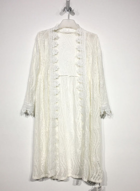 乔系列 D91140 时尚长款开衫品牌女装折扣