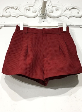 潮系*容系列 D73404 时尚短裤品牌女装折扣靓