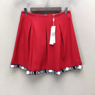 K2861 G22 品牌折扣 毛呢短裙潮款