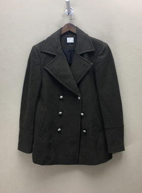 品牌折扣  男毛呢大衣潮款 G23-L2064切
