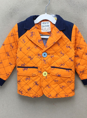 品牌折扣   童装外套潮款G24-C00555加棉 切