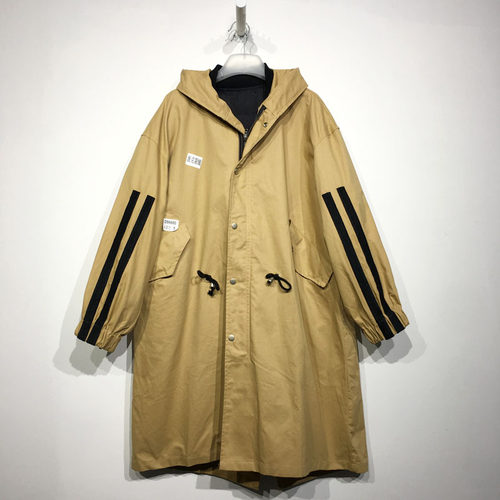 潮系列 D96680 时尚长款羽绒服风衣两穿品牌女装折扣-羽绒胆可拆