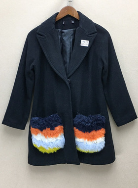 品牌折扣  羊毛大衣潮款 G23-L2691切