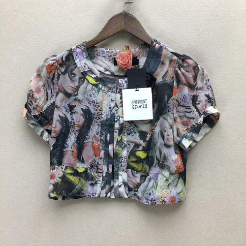 品牌折扣 短袖上装潮款 G23-H1838切