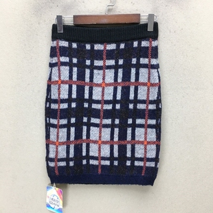 K4144切 G22 品牌折扣 针织短裙潮款