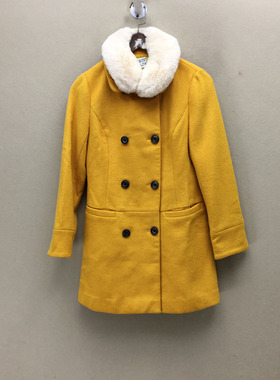 品牌折扣  大衣潮款 G23-L2140毛领可拆切