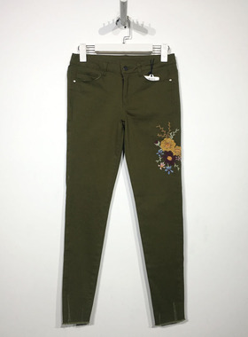 VE系列 D85390 时尚长裤品牌女装折扣